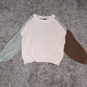 Colorblock sweater